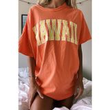Madmext MG966 Mad Girls Turuncu Kadın T-shirt