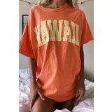 Madmext MG966 Mad Girls Turuncu Kadın T-shirt