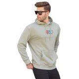 Madmext Mint Yeşili Kapüşonlu Nakışlı Erkek Sweatshirt 6145,Mint Yeşili XL
