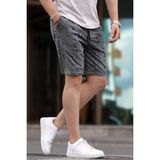 Madmext Pano Baskılı Füme Kapri Erkek Regular Fit Çift Cepli Yazlık 2408