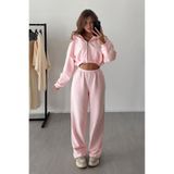 Madmext Pembe Barrel Fit Kadın Eşofman Altı Mg2553,Pembe M