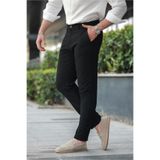 Madmext Siyah Basic Erkek Pantolon E6576,Siyah XL