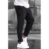 Madmext Siyah Basic Waffle Kumaş Erkek Pantolon 6509-siyah Siyah