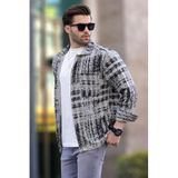 Madmext Siyah Desenli Oduncu Erkek Gömlek 6749,Siyah M