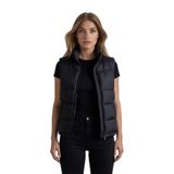 Madmext Siyah Dik Yaka Astarlı Kadın Şişme Yelek Mg2592,Siyah XL