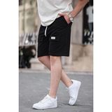 Madmext Siyah Erkek Basic Şort 6533 - XL