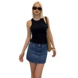 Madmext Siyah Kalın Askılı Regular Kesim Basic Atlet Mg2059,Siyah S