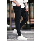 Madmext Siyah Likralı Slim Fit Erkek Jean Pantolon 6302,Siyah 31