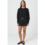 Madmext Siyah Mini Jean Etek MG2099