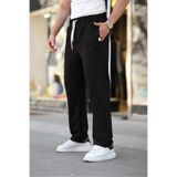 Madmext Siyah Rahat Kesim Erkek Eşofman Altı E6575,Siyah XL