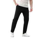 Madmext Siyah Regular Fit Erkek Pantolon E6572,Siyah L