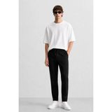 Madmext Siyah Relaxed Fit Erkek Pantolon 6510 Polyester Günlük Kullanım İçin Rahat Kesim - --