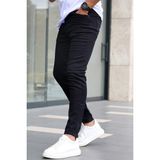 Madmext Siyah Skinny Fit Erkek Jean Pantolon 6302 Düz Kesim Kalıbı ile Rahat Kullanım - 31