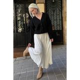 Madmext Siyah V Yaka Kadın Triko Hırka Mg2462,Siyah L