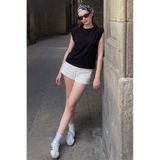 Madmext Siyah Vatkalı Basic Tişört MG2809