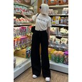 Madmext Siyah Yumuşak Dokulu Palazzo Jogger Kadın Eşofman Altı MG2122 - XL