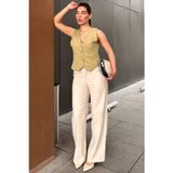 Madmext Yağ Yeşili Kadın Yelek Mg2332