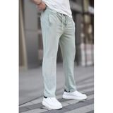 Madmext Yeşil Açık Paça Erkek Eşofman Altı, Boru Paça, Straight Kalıp, XL