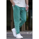 Madmext Yeşil Basic Paçası Lastikli Erkek Eşofman 5494,Yeşil XL