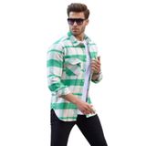 Madmext Yeşil Regular Fit Oduncu Gömlek 4950,Yeşil M