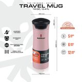 MADMUGS Travel Mug Termos Bardak 0.47 lt Rose Quartz