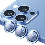 MADNOVA iPhone 11 Pro/11 Pro Max/12 Pro için Kamera Koruyucu İphone Alüminyum Alaşım Çerçeveli Tempered Glass iPhone Kamera Lens Koruyucu (MAVİ)
