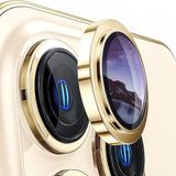 MADNOVA iPhone 15 Pro/15 Pro Max için Kamera Koruyucu İphone Alüminyum Alaşım Çerçeveli Tempered Glass iPhone Kamera Lens Koruyucu (GOLD)
