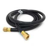 MADOL 8' LP Propan GAS Hortum Montajı - 3/8" Dişi Flare x 3/8" Dişi Flare Kaplin Konnektör Bağlantısı [3278] Tanklar RV Barbekü Izgaraları için Düşük Basınçlı