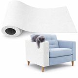 MADPET Kedi Tırmalama Matı Yapışkanlı - Keçe Tırmalama Pedi 100x30 cm - Duvar Koltuk Zemin Koruyucu - Tırnak Bakım Ürünü - Kaymaz Dayanıklı Uzun Ömürlü Evcil Hayvan Aksesuarı (Beyaz)