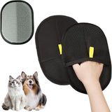MADPET Kürk Mıknatıslı Tüy Temizleme Eldiveni 2’li Paket – Kedi ve Köpekler için Parmaksız Evcil Hayvan Tüyü Çıkarıcı Eldiven – Kıyafet, Kanepe, Halı ve Araba Koltuğundan Tüyleri Kolayca Temizler