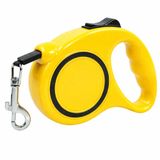 MADPET Makaralı Otomatik Köpek Tasması 5 Metre Sarı – Geri Çekilebilir Kilitli Makara Sistemi – Dayanıklı Şerit Halat – Ergonomik Kaymaz Sap – Küçük ve Orta Irklar İçin
