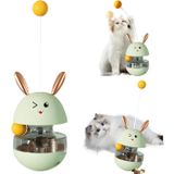 MADPET Mama Hazneli Hacıyatmaz Mama Oyuncağı – Kedi & Küçük Köpekler için Zeka Geliştirici Mama Dağıtıcı – İnteraktif Eğitim ve Aktivite Oyuncağı, Dayanıklı ABS Plastik (Yeşil)