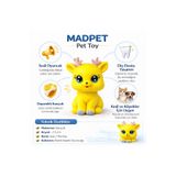 MadPet Sesli Kedi ve Köpek Oyuncağı Kediler ve Küçük Köpekler İçin Isırma Oyun ve Diş Temizleme Oyuncağı