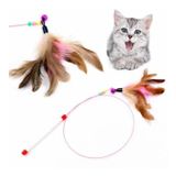 MADPET Tüylü Kedi Oltası – 90 cm Elastik ve Dayanıklı Kedi Oyuncağı, Zilli ve Boncuklu İnteraktif Kedi Oyuncağı, Uzun Esnek Saplı Kedi Çubuğu, Kediler İçin Eğlence Oyuncağı