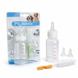 MADPET Yavru Kedi Köpek Biberonu 50 ml – Evcil Hayvan Süt ve Mama Besleme Şişesi Seti, Ölçekli Mini Tasarım, 2 Yedek Silikon Emzikli, Temizleme Fırçalı, Yeni Doğan ve Yetim Yavru Bakım Aparatı