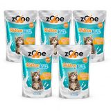 MADPET Zooe Kitten Milk Yavru Kedi Süt Tozu 5x200 g Avantajlı Set - Kitten Milk Kedi Sütü - Anne Sütü Takviyesi - Taurin Vitamin Mineral İçeren Yavru Kedi Maması