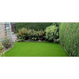 Madrid Home Kaymaz Taban Dekoratif Suya Dayanıklı 7 Mm Çim Halı - Açık Yeşil - 150 x 850 cm