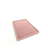 Madrid Model Süet Kumaş Pembe Renk 34/24 Cm Kademeli Çekmece Ici Bileklik-Kolye Standı
