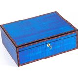 Madrona Humidor/Puro Saklama Kutusu - Mavi