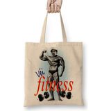 Madruga Fitness Bez Çanta Uzun Saplı - Açık Bej - 40 X 40
