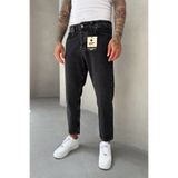 MADZEYMODA Boyfriend Kalıp Denim Kumaş Füme Erkek Jean Kot Pantolon Mz711