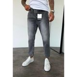MADZEYMODA Füme Denim Kumaş Boyfriend Kalıp Erkek Jean Kot Pantolon KE-406
