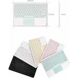 Maesko Android ve Ios Uyumlu Bluetooth Klavye Touchpad Slim Kablosuz Wifi Q Klavye - Belirtilmemiş - 001-Renkli