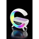 Maesko Bluetooth Hoparlör Dijital Göstergeli Wireless Şarj Rgb Işıklı - Belirtilmemiş