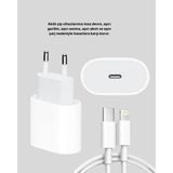 Maesko Ios Uyumlu 20W Usb-C Hızlı Şarj Cihazı Telefon ve Tablet Için - Belirtilmemiş - Ahşap - Beyaz