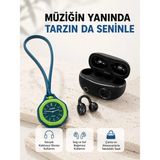 Maesko Kablosuz Kulaklık ve Yeşil Askılı Çanta Charm Saat Kampanya Seti Şarj Kutulu Bluetooth Kulaklık - Belirtilmemiş