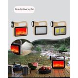Maesko Solar Cob Alev Efektli Lamba – Güneş Enerjili, Suya Dayanıklı, Taşınabilir - Belirtilmemiş - 0 - Siyah