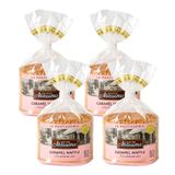 Maestro Massimo Caramel Waffle 252 gr 4 lü | 4'lü Paket, Karamel Dolgulu, Waffle Bisküvi