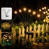 Maetheus 6 LED Fas Topu Güneş Enerjili Bahçe Lambası Solar Çim Yol Peyzaj Aydınlatma Dekoratif Işık Sıcak Beyaz