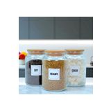mafa home 3'lü Ahşap Vakum Kapaklı Cam Çay Hazır Kahve Şeker Saklama Kavanozu Seti 800 Ml Etiket Hediyeli